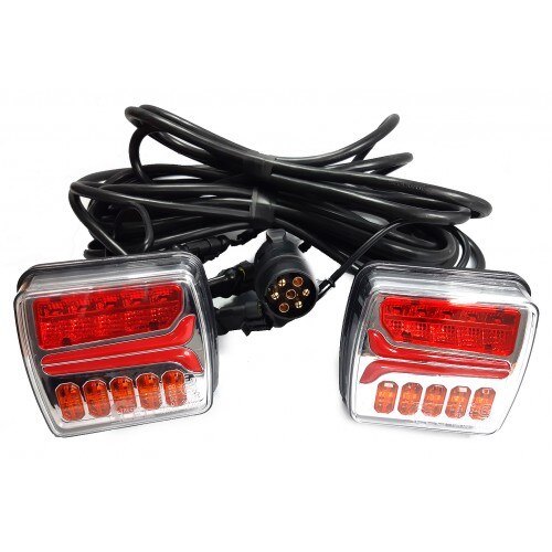 Set stopuri LED cu cabluri 7m + mufa 7pini